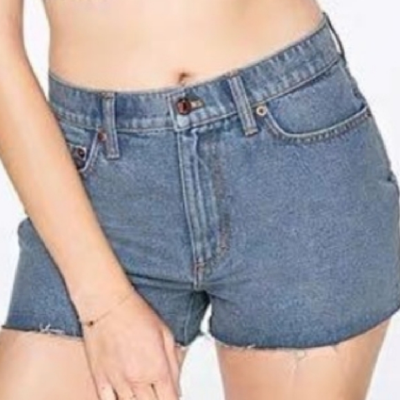 PINK by Victoria's Secret High Rise Denim shorts Size 10 - Picture 1 of 8